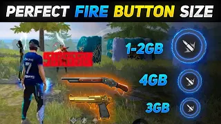 After Update - Perfect Fire Button Size & Position For Headshot || Best Fire Button Size | Free Fire