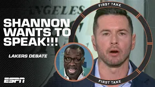 BUT LET ME SPEAK❗ Shannon Sharpe takes on JJ Redick & Stephen A. in a Lakers debate | First Take