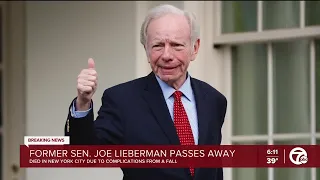 Former US Sen. Joe Lieberman dead at 82