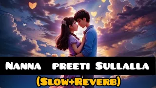 Nanna Preeti Sullalla (Slow+Reverb) || Chandanshetty song || #bahaddurali