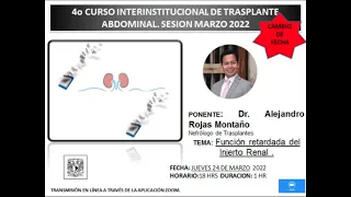 FUNCION RETARDADA DEL INJERTO RENAL