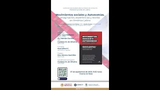 Presentación del libro: Movimientos sociales y Autonomías