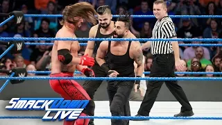 AJ Styles vs. The Singh Brothers - Handicap Match: SmackDown LIVE, Nov. 28, 2017