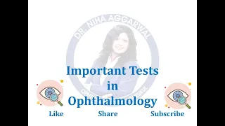 Important tests in Opthalmology