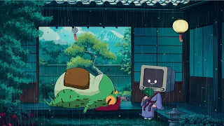 A calm and peaceful rainy day 🌧 calm your anxiety, relaxing music [chill lo-fi hip hop beats]