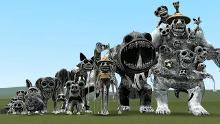 NEW ALL ZOONOMALY MONSTERS SIZE COMPARISON In Garry's Mod!