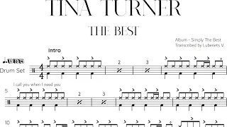 Tina Turner - The Best (Drum transcription) | Drumscribe!