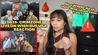 SB19 'CRIMZONE' ON WISH BUS USA | REACTION
