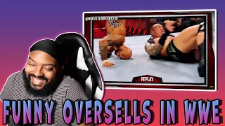 10 Next Level Funniest Oversells in WWE (Reaction)
