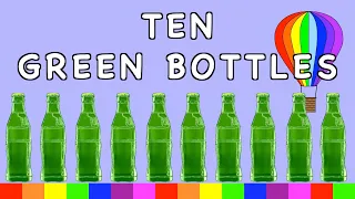 Ten Green Bottles | COUNTING SONG | NURSERY RHYME | @rainbowrabbitsongs | #rainbowrabbitsongs