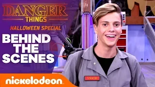 Go BTS w/ Jace Norman & Riele Downs on the Halloween Special ‘Danger Things’ | Nick