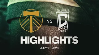 HIGHLIGHTS | Portland Timbers vs. Columbus Crew | July 15, 2023