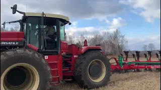 Tractor VERSATILE 2375 with plough SUKOV ArcoAgro 180 2in1