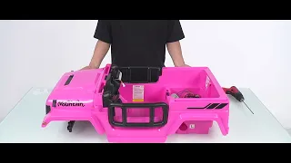 WT-619 Joywhale 12V Kids Ride on Truck  Installation Video