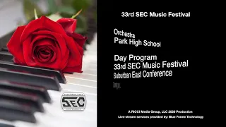 33rd SEC Music Festival Park Orchestra February 3, 2020