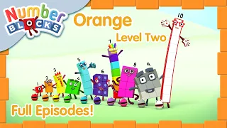 @Numberblocks- Orange Level Two 🟧 | Episodes 6,7,10! | Full Episodes | Learn to Count