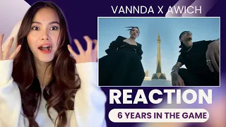 VANNDA - 6 YEARS IN THE GAME FT. AWICH 😱🔥|Filipina Reaction|