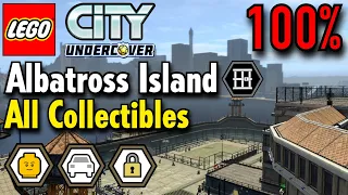 LEGO City Undercover - Albatross Island 100% Guide (All Collectibles) Free Roam Gameplay