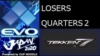 【日本語実況】EVO JAPAN 2020 TEKKEN 7 LOSERS QUARTERS 2