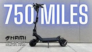 eScooter Review- 750 Miles with the Nami Klima Max in NYC [4K]