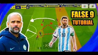 eFootball 2023 | FALSE 9 TUTORIAL GUIDE | POSSESSION | BEST FORMATIONS, PLAYERS, & SQUAD BUILDING