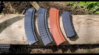 45rnd 5.45 AK mags with 5.56 conversion follower test