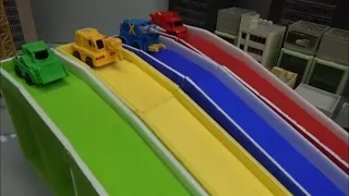 Hello Carbot Mini Color Slide Toys Play 헬로카봇 미니 컬러 미끄럼틀 장난감 놀이