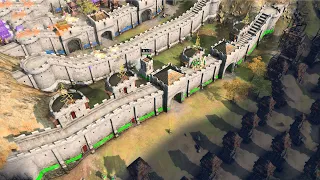 Age of Empires 4 - 4v4 HUGE ARTILLERY BATTLE | Multiplayer Gameplay