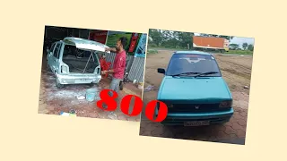 Maruti Suzuki 800 full denting painting