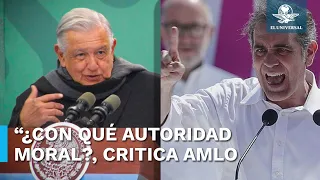 AMLO critica a Lorenzo Córdova por su participación en Marcha por la Democracia