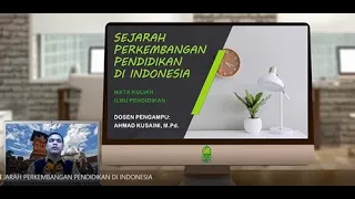 SEJARAH PERKEMBANGAN PENDIDIKAN DI INDONESIA