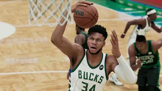 Boston Celtics vs Milwaukee Bucks - NBA Playoffs 2022 Second Round Game 1 Full Game - NBA 2K22 Sim