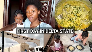 FIRST DAY LIVING IN ONITSHA UGBO DELTA STATE NIGERIA 🇳🇬 COOK AND EAT WITH US