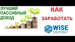 Wisedeposit Как зарабатывать | Пассивный доход