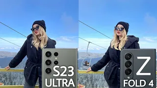 Samsung Galaxy S23 Ultra VS Samsung Galaxy Z Fold 4 Camera Test