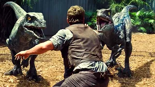 The Best RAPTOR Scenes of Jurassic World (Blue 💙) 🌀 4K | DINOSAUR Movie