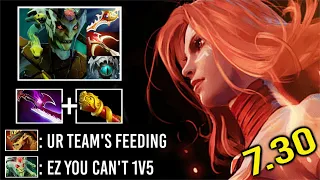 1v5 Team Feed Non-Stop Gank Mid Machine Gun Lina vs Rapier Dusa Epic Comeback Insta Karma WTF Dota 2