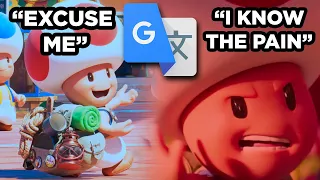 I Google Translated the New Super Mario Bros. Movie Clip 100 Times!