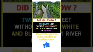 black and white aragvi river in Georgia #didyouknow #ytshorts