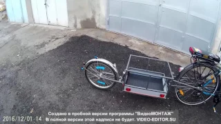 Самодельный велоприцеп. homemade bicycle trailer. made in ARMENIA