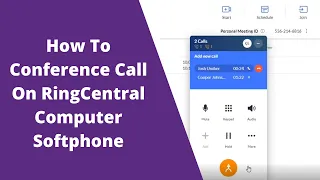 How To Conference Call On RingCentral Computer Softphone