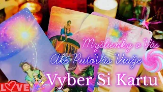 AKÉ PUTO MÁ K TEBE 💓MYŠLIENKY O VÁS🙆‍♀️ VÝKLAD TAROTU ✨ VYBER SI KARTU💥🎯💞🏁