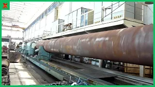 Amazing Giant Hydraulic Hammer Forging Machine & Heavy Duty Lathe. Horizontal Multi-task CNC Machine