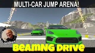 BeamNG Drive - Multi-Car Jump Arena!