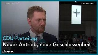 Interview mit Winfried Kretschmer beim CDU-Parteitag am 06.05.24