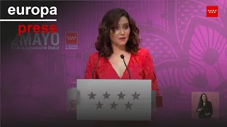 Ayuso reivindica el Dos de Mayo un Madrid que "resuena en toda España"