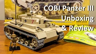 COBI German Panzer III Tank Review (Set 2451)