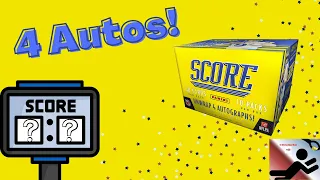 2022 Score Football Hobby Box! - 4 Autos! - TONS Of Cards!