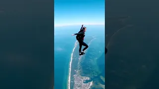 Super Dance Moves while skydiving #shorts #status #reels #skydiving #highlights #whatsappstatus