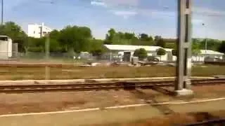 Скоростной поезд TGV, 300 километров в час!!!